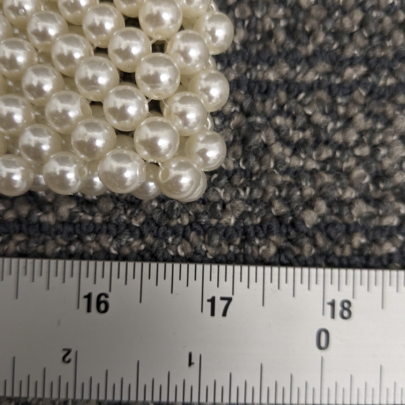 Faux Pearl Beaded Crop Top - Picture 7 of 10